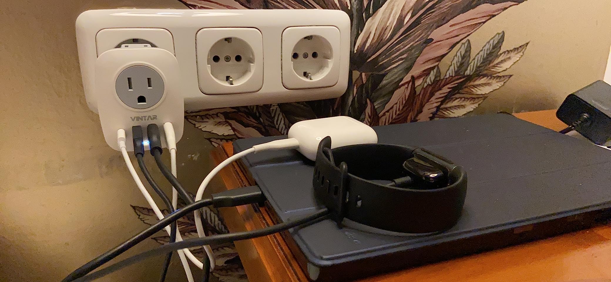 VINTAR 2 Pack European Travel Plug Adapter, Type C Adapter with USB C customer photo 2