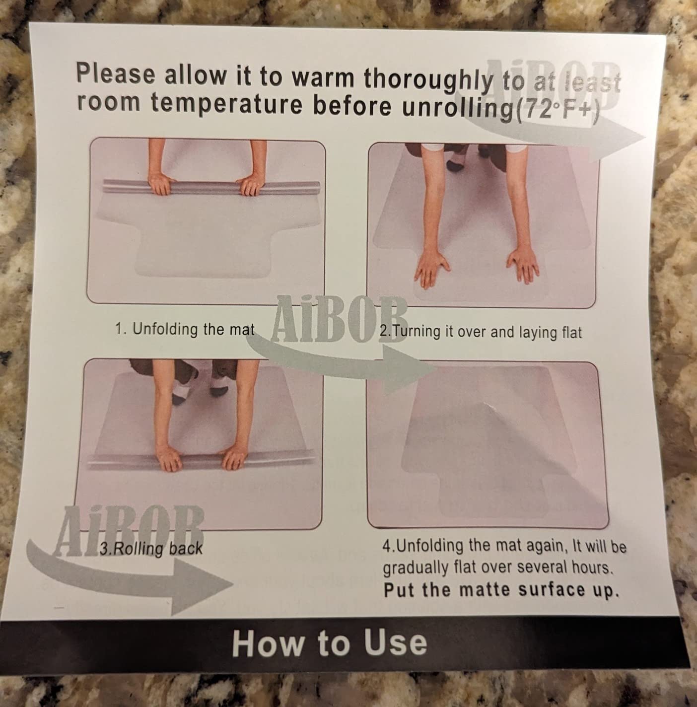 AiBOB Office Chair Mat for Hardwood Floor, 45