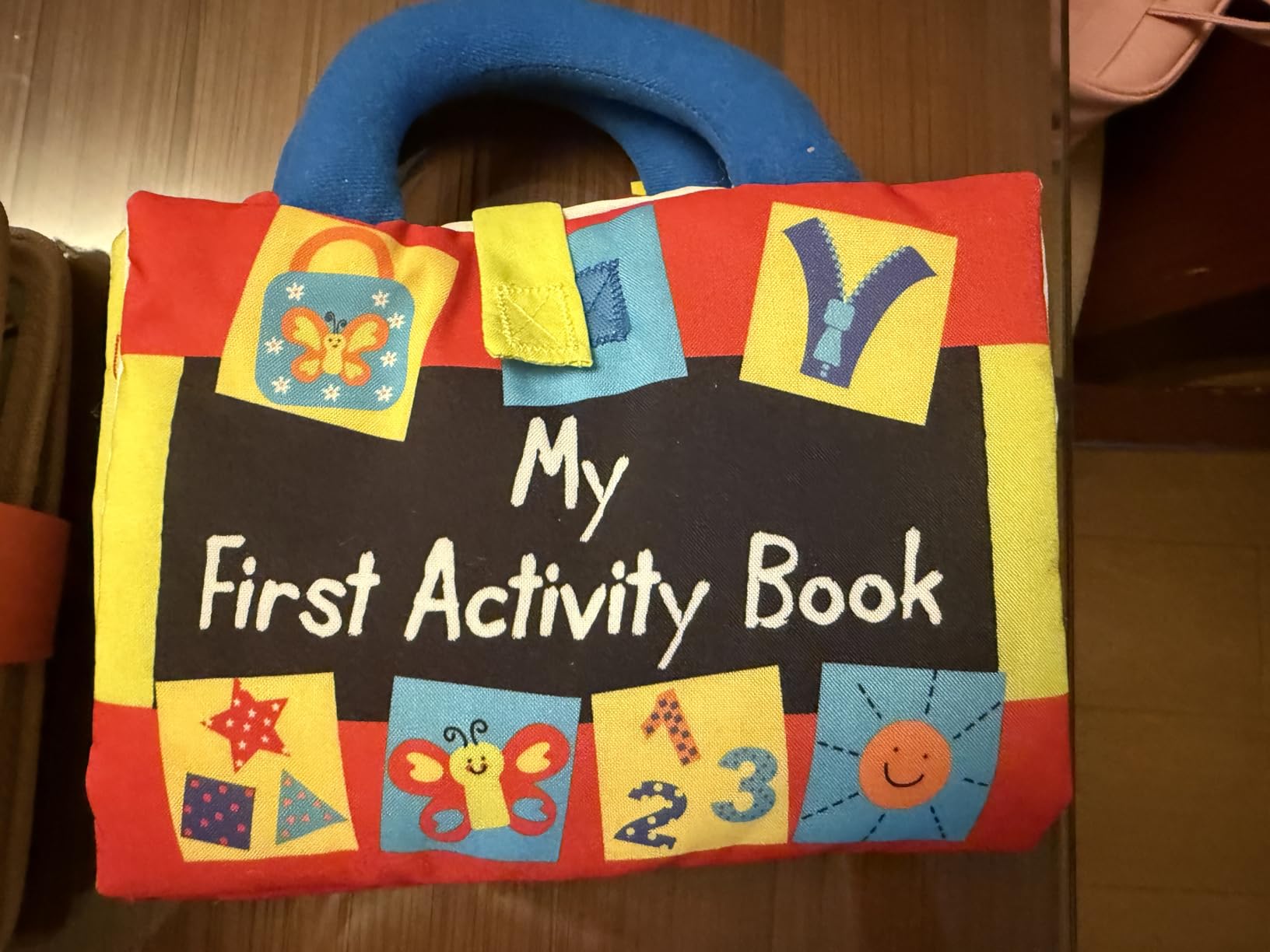 Melissa & Doug K’s Kids My First Activity Book 8-Page Soft Book for Babies and Toddlers Early Learning Developmental Plush Soft Activity for Babies and Toddlers customer photo 1