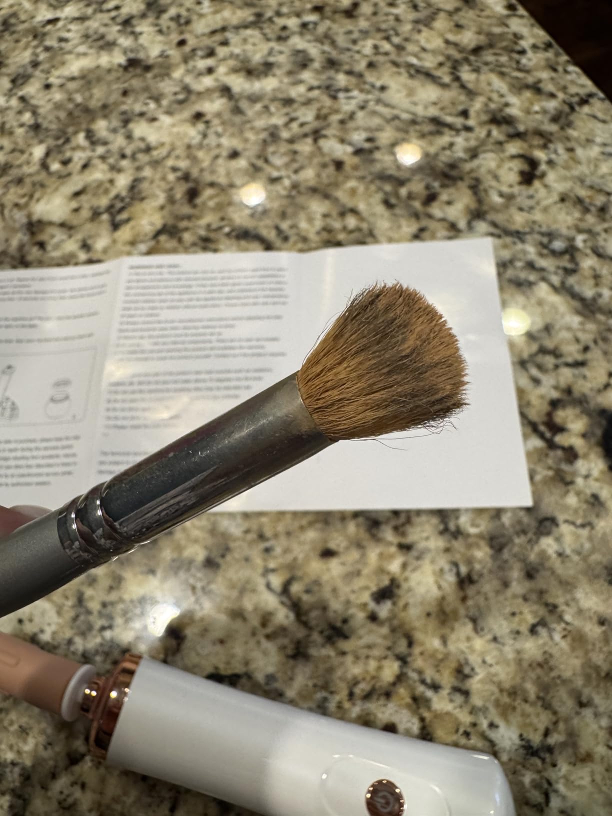 Liquid Makeup Brush Cleaner Solution | Rinsless, Quick Drying, Hydrating, Fragrance Free | for Natural and Synthetic Make-up Brushes (4 Fl oz) customer photo 1
