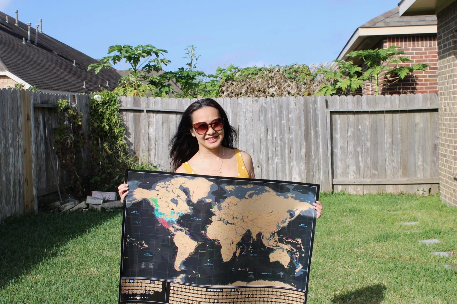 XL Scratch Off World Map with 233 Flags – 36 x 24 Scratch Off Map of The World + USA Scratch Map – Easy to Frame World Map + Tools – Detailed Travel Wall Poster - Deluxe Gift for Travelers customer photo 1
