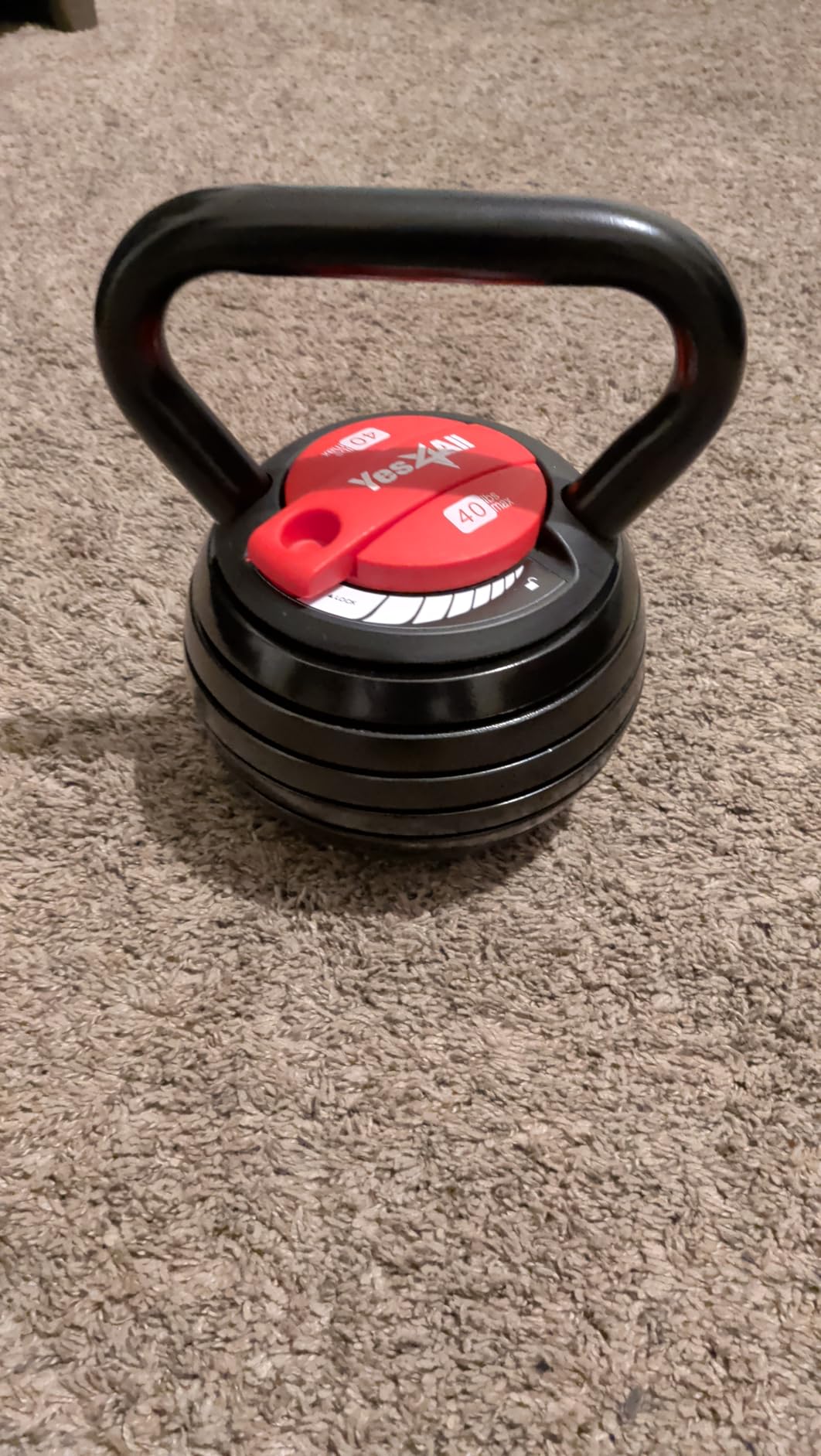 Yes4All Adjustable Kettlebell Set, Strength Training Weights customer photo 2