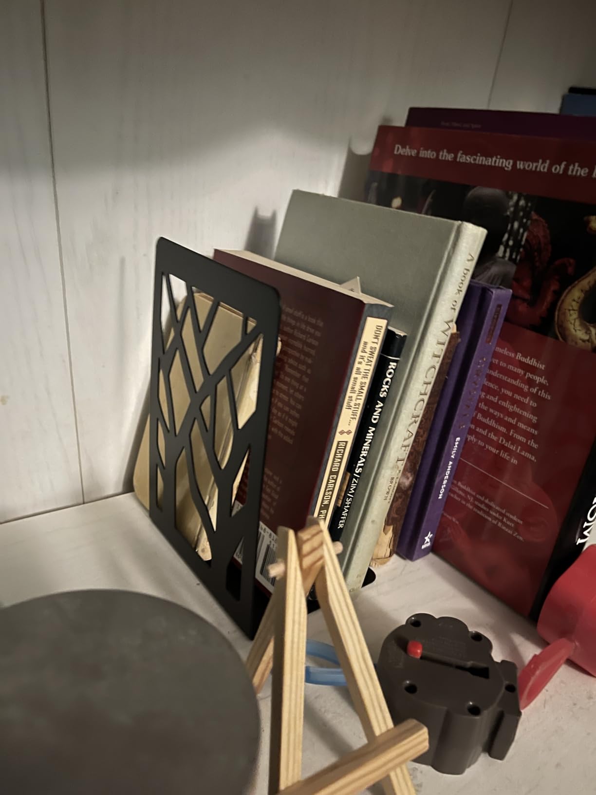 MaxGear Book Ends Tree Design Bookends for Shelves 7 x 4.7 x 3.5” 2 Pair customer photo 1