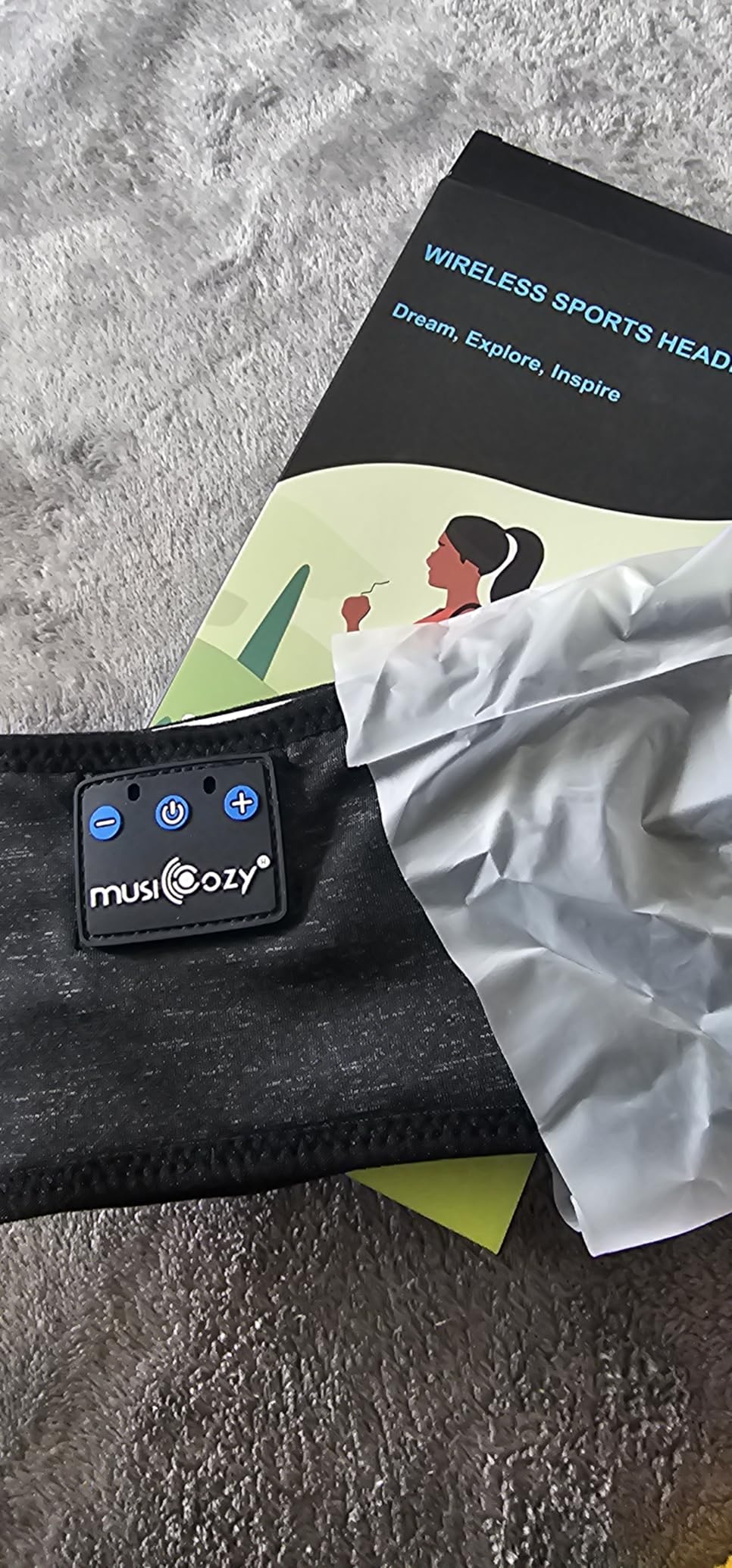 MUSICOZY Bluetooth 5.4 Sleep Headphones Headband Sports Wireless Audio customer photo 1