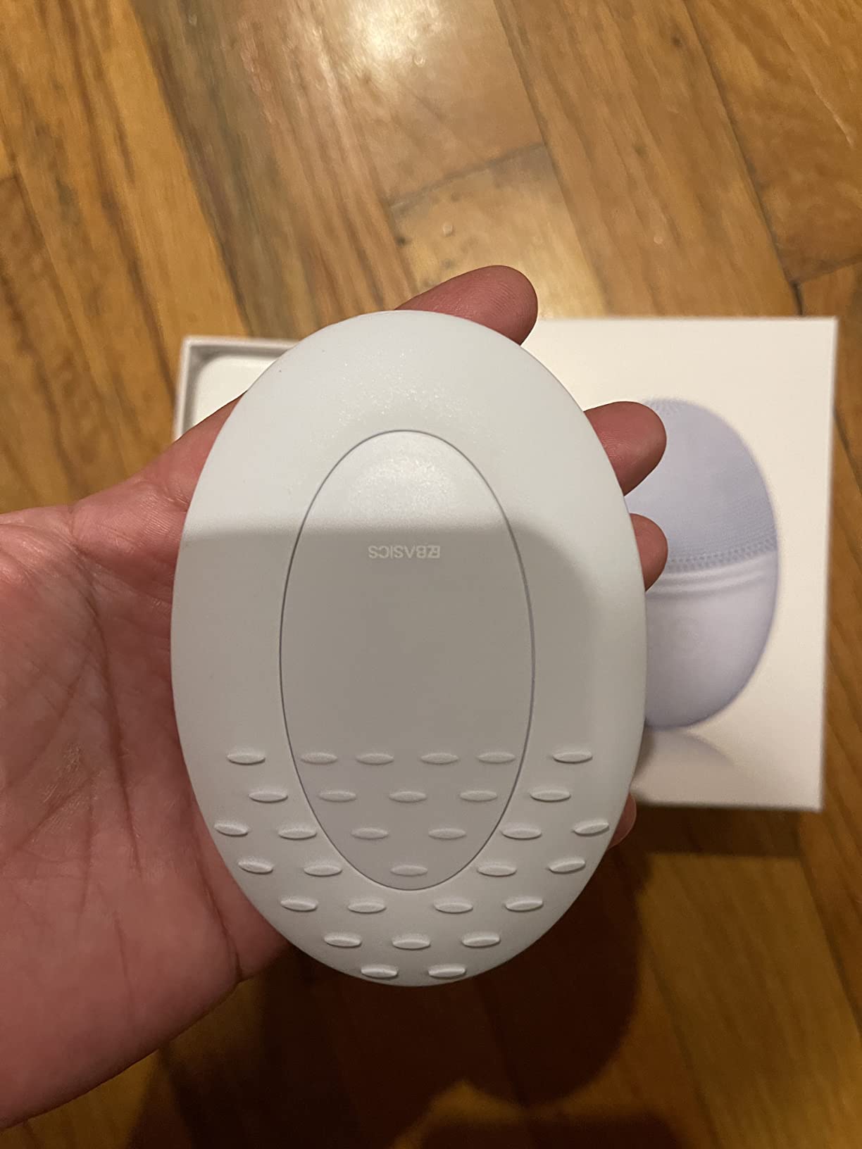 EZBASICS Silicone Facial Cleansing Brush, IPX7 Waterproof, Violet customer photo 1