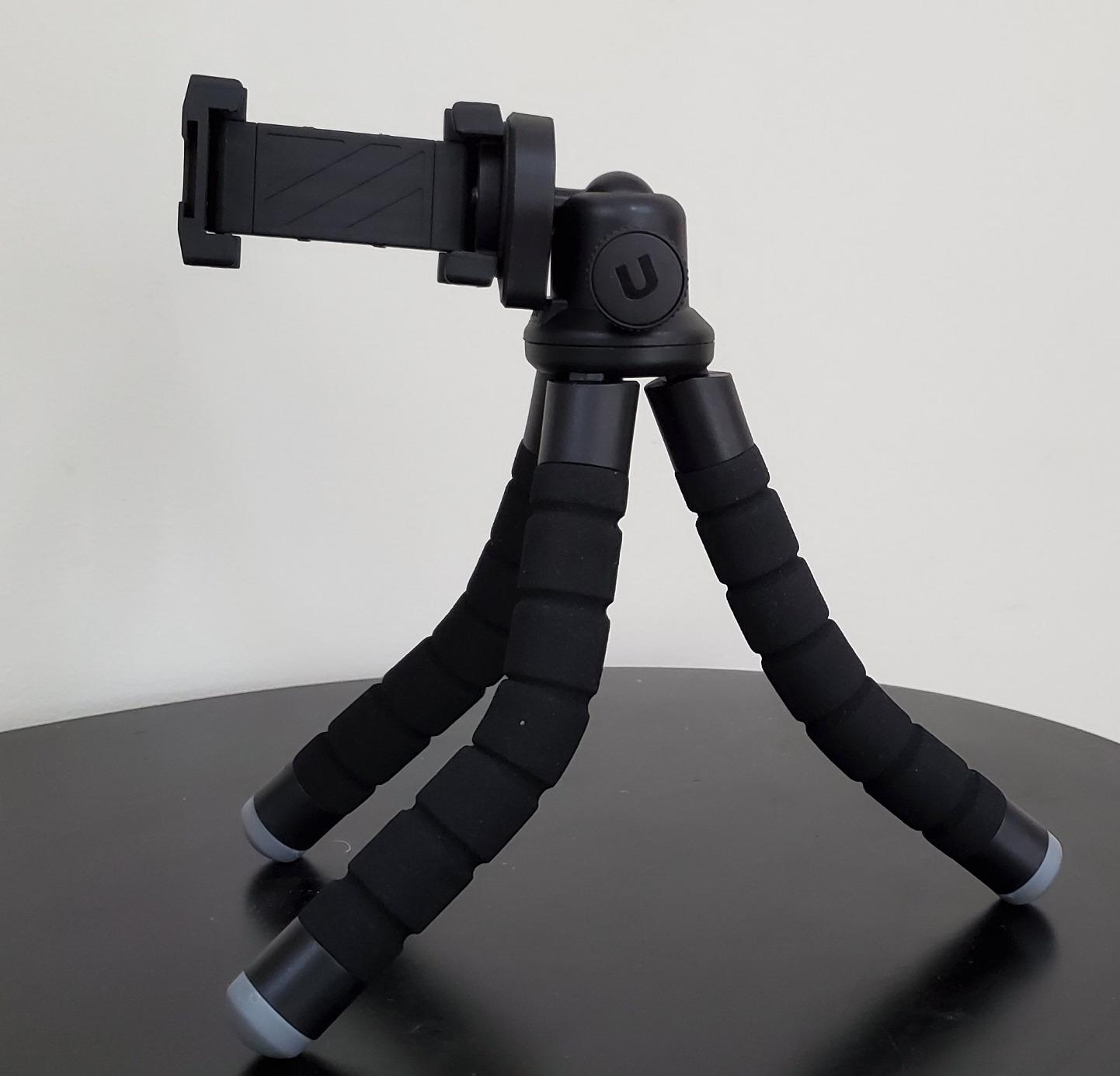 Ubeesize Phone Tripod, Portable and Flexible Tripods with Wireless Remote and Clip, Cell Phone Tripode Stand for Video Recording customer photo 2
