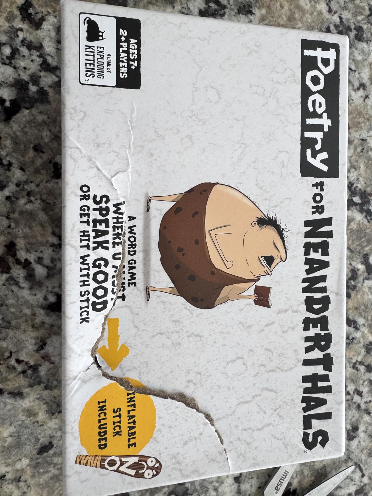 Exploding Kittens Poetry for Neanderthals, 2-6 Players, Ages 7+ Word Game customer photo 1