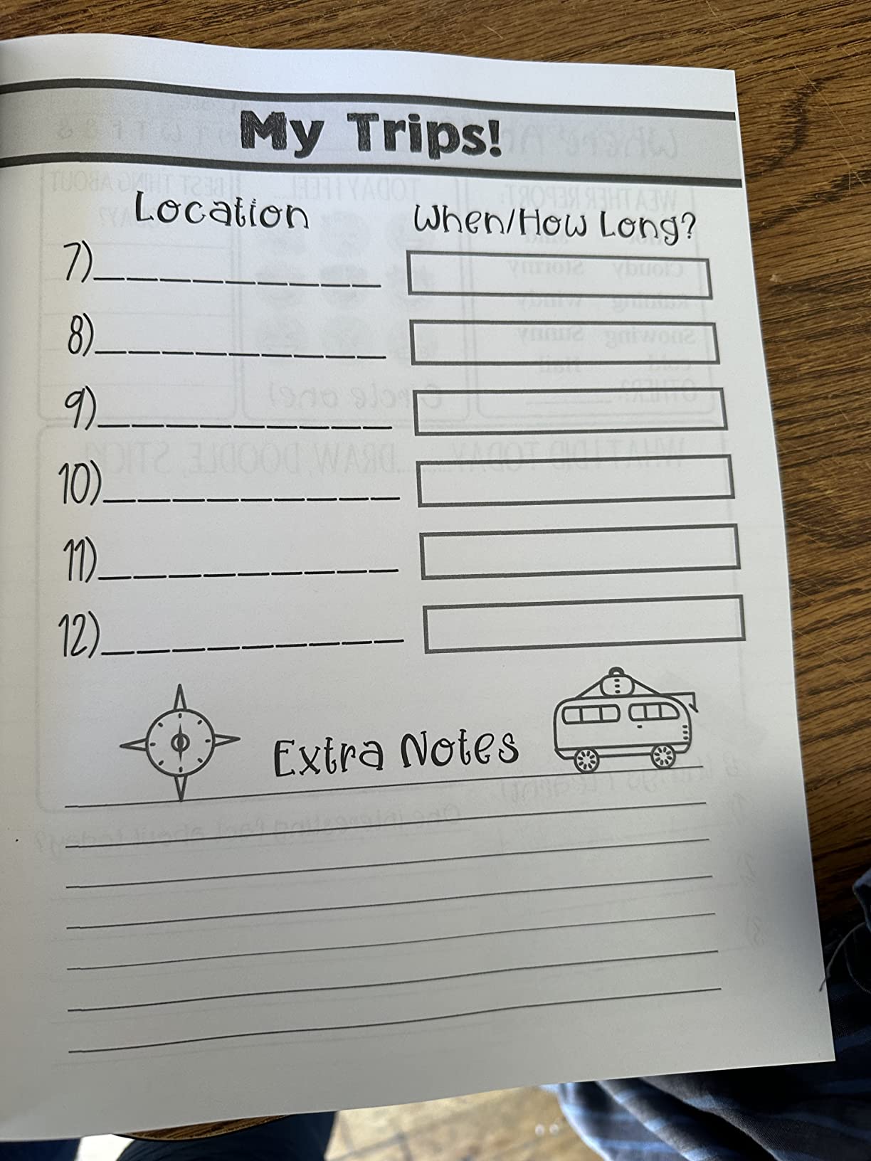 Travel Journal For Kids: And So The Adventure Begins - Vacation Diary For Children - Adventure Notebook For Kids. customer photo 2