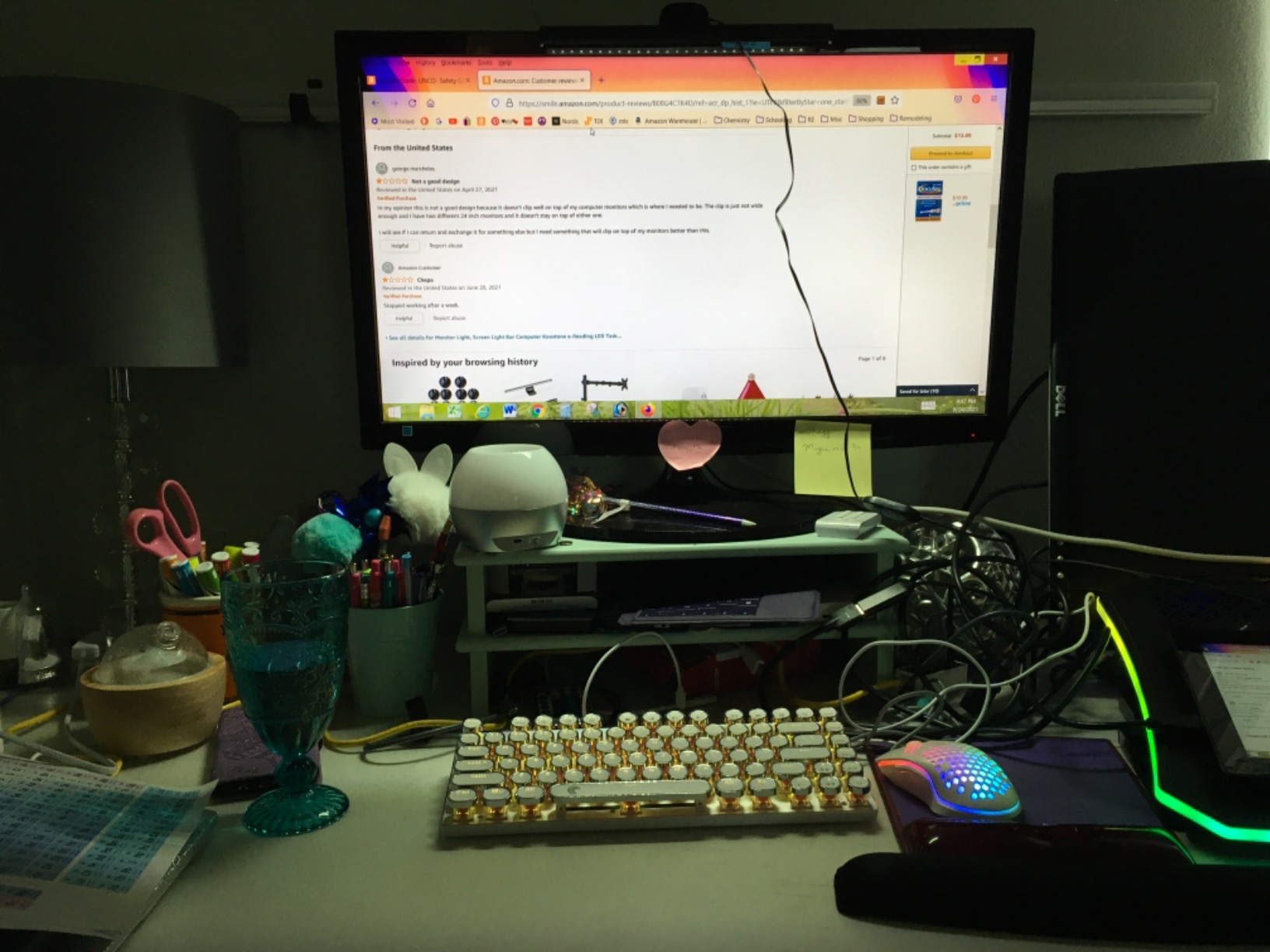 LED Monitor Screen Light Bar for Computer, USB Powered Task Lamp customer photo 2