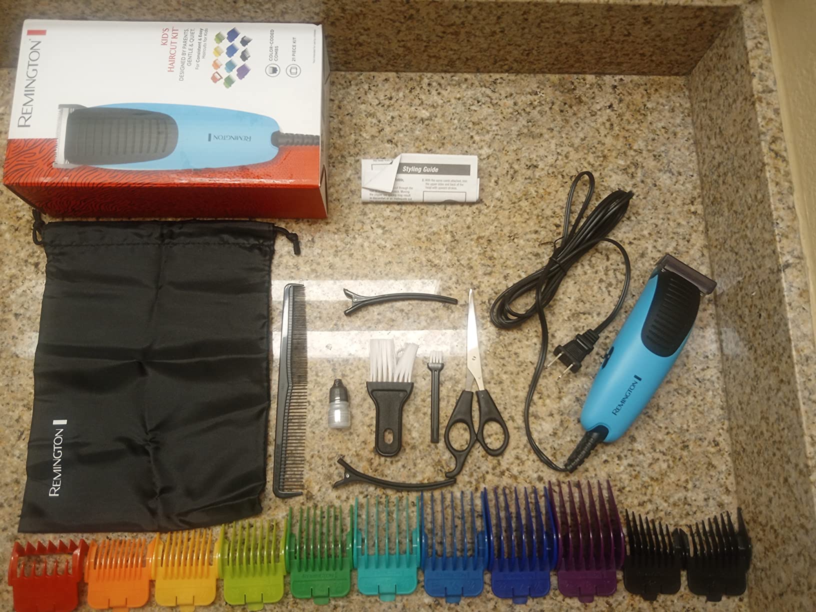 Remington Kids Haircut Kit With Color Combs, 1count customer photo 1