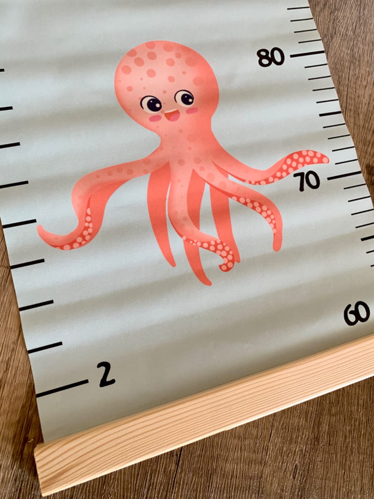 Animals Growth Chart for Kids, Baby Height Chart, Canvas Height Measuring Rulers for Boys Girls (Animals 1) customer photo 2