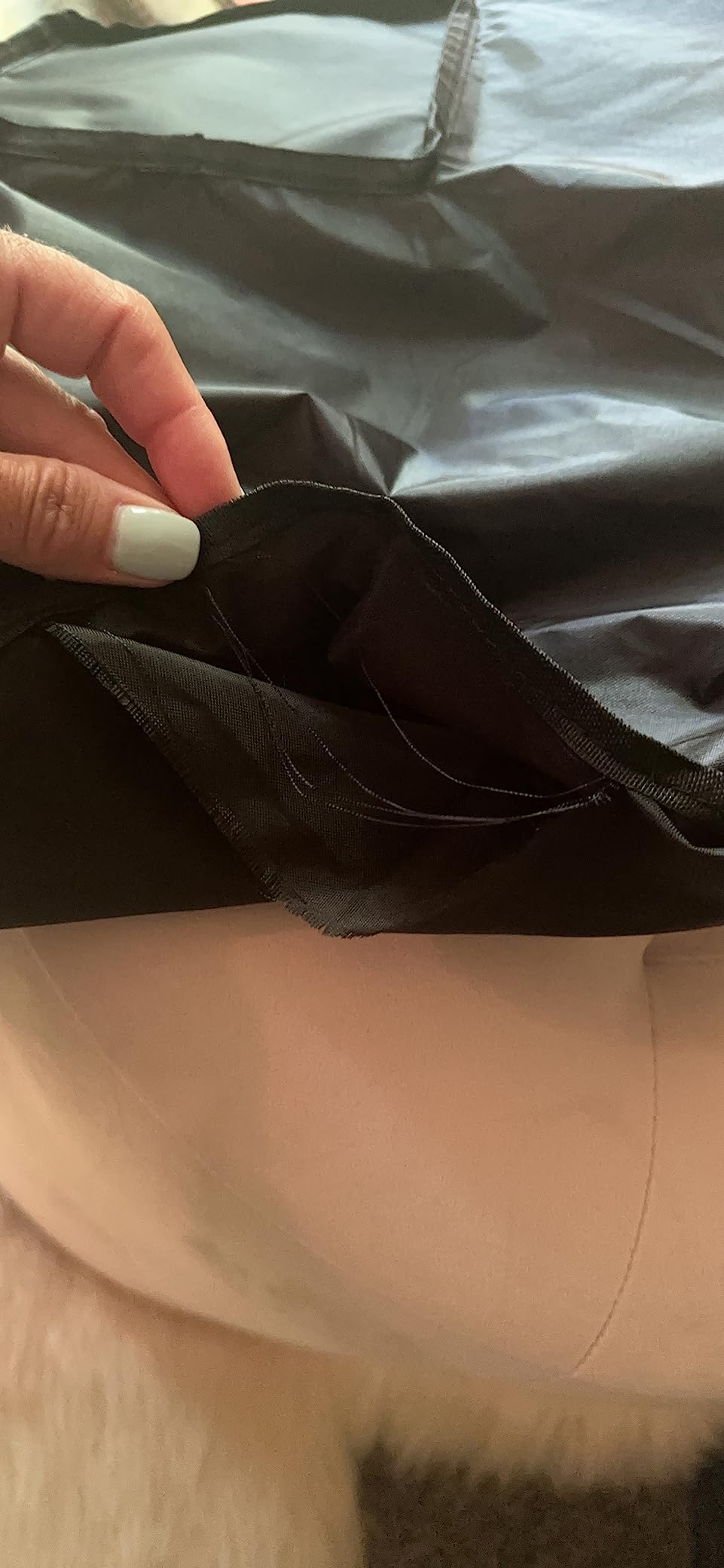 Travel Fanatics Laundry Bag for Dirty Clothes - Foldable Travel Laundry Bag for Suitcase, Hotels, Airbnbs, Cruises and Road Trips - Black customer photo 1