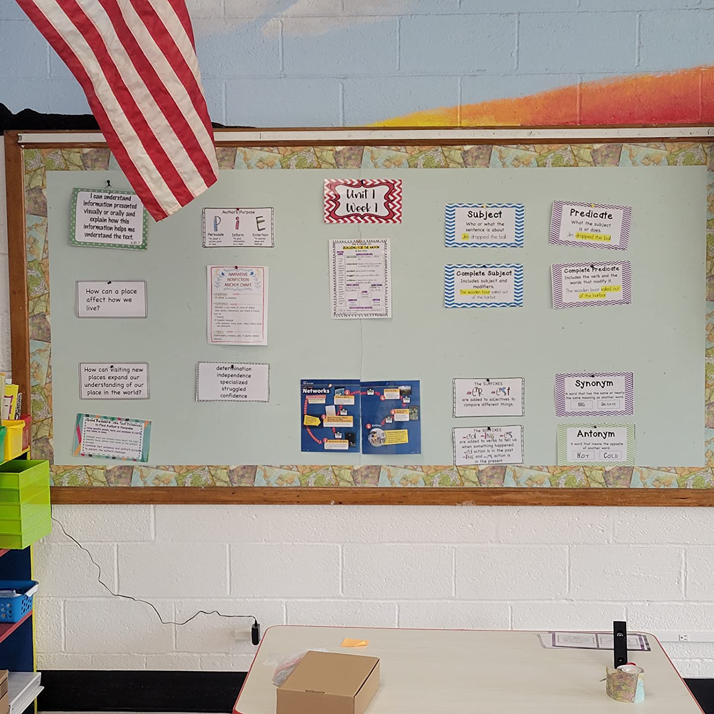 Teacher Created Resources Travel the Map Straight Rolled Border Trim - 50ft - Decorate Bulletin Boards, Walls, Desks, Windows, Doors, Lockers, Schools, Classrooms, Homeschool & Offices customer photo 2