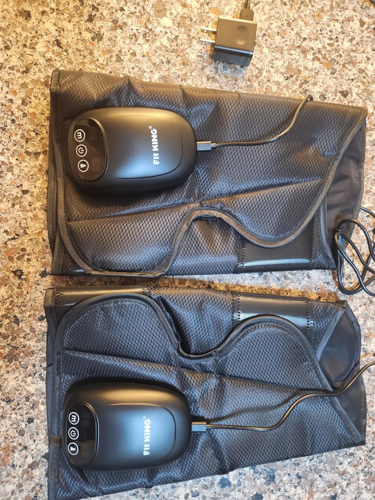 FIT KING Upgraded Cordless Calf Massager for Circulation, Rechargeable Leg Compression Massager for Pain Relief, Relax, Edema & Muscle Recovery, 3 Modes Intensities, Gift for Mom Dad, Athlete customer photo 1