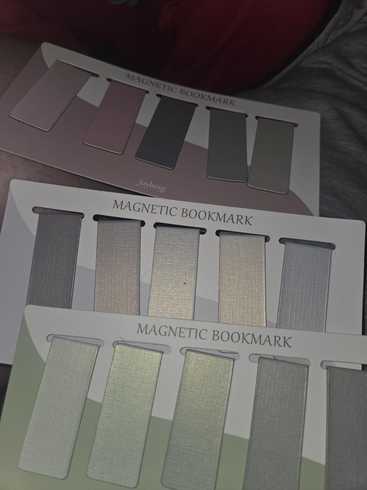15 Pieces Bookmark, Magnetic Bookmarks for Women, Men, Book Lovers, Page Markers for Students Teachers Reading (Misty, Ocean, Emerald) customer photo 1