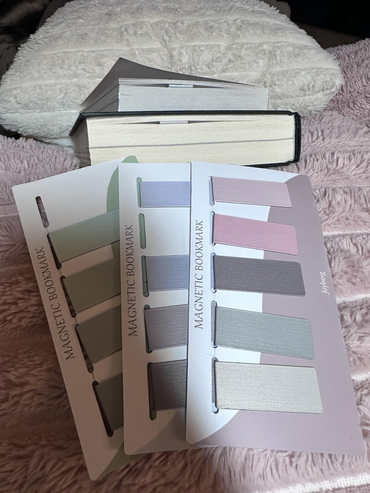 15 Pieces Bookmark, Magnetic Bookmarks for Women, Men, Book Lovers, Page Markers for Students Teachers Reading (Misty, Ocean, Emerald) customer photo 2