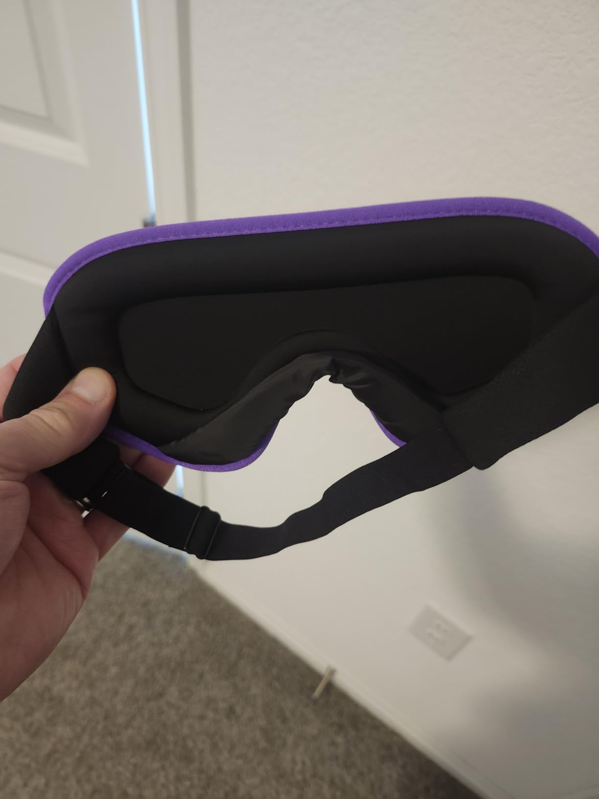 WAOAW Sleep Mask for Men Women: Blackout Eye Masks for Sleep - 3D Breathable Soft Comfortable Eye Mask for Travel - Adjustable Light Blocking Night Masks for Sleeping customer photo 2