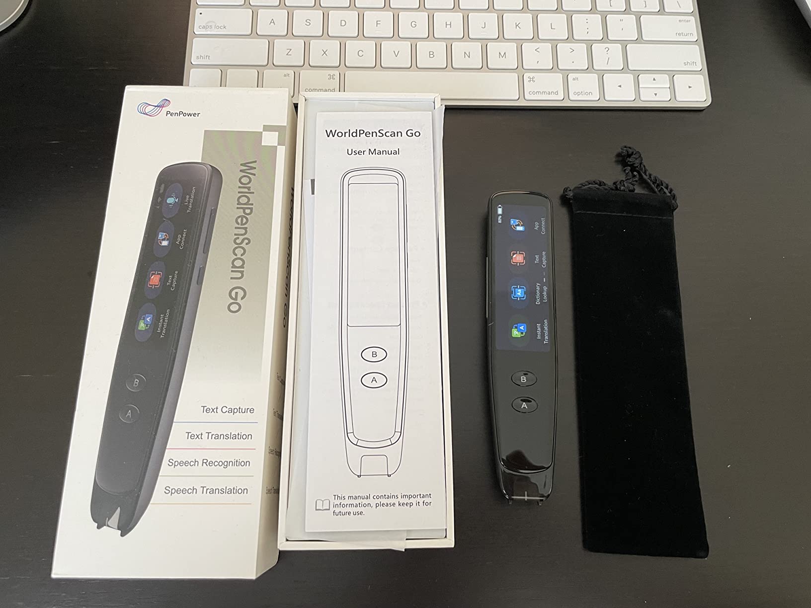 PenPower WorldPenScan Go - Translation Pen with Scanning, Reading, Audio Recording, Live Interpretation, and AI Reading Buddy for Kids customer photo 2