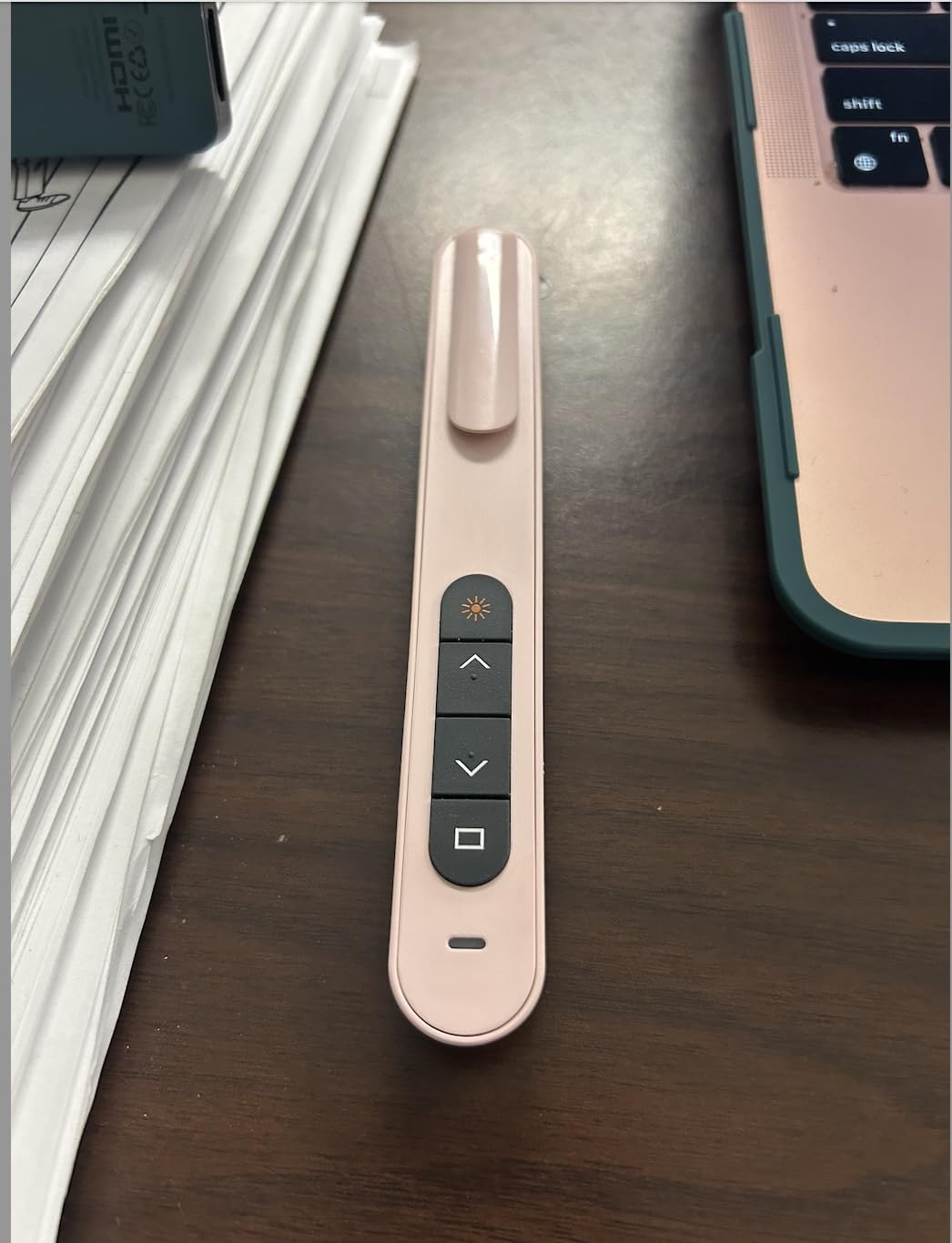 QUI Presentation Clicker with Volume Control, Wireless Presenter Remote customer photo 2
