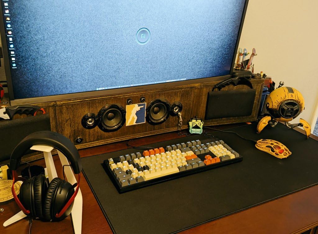Black Shark Gaming Mouse Pad Desk Mat 47.2” x 23.6”, Oversized Large Mouse Pad, Non-Slip Mousepad, Super-Thick with Special-Textured Surface, Anti-Fray Stitched Edges, Desk Pad Manta P4 customer photo 2