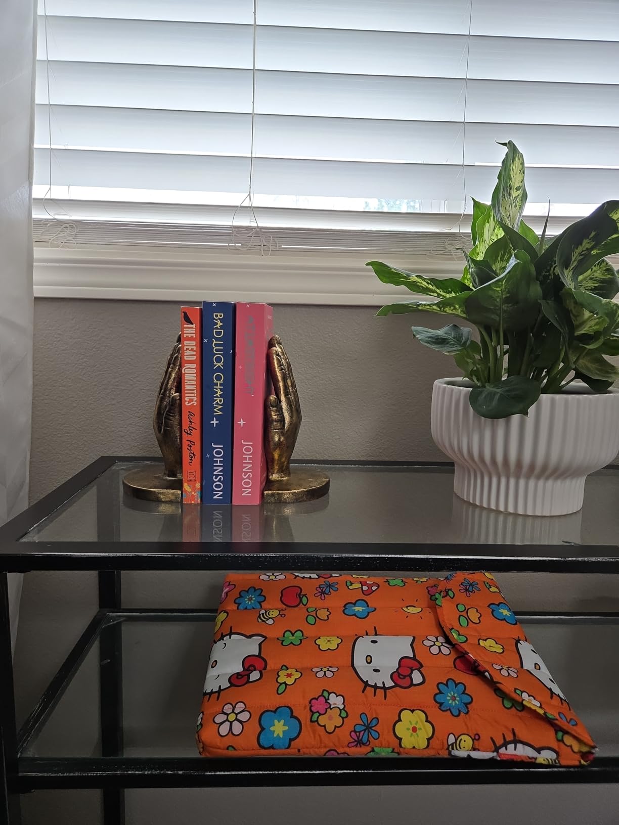 Book Ends to Hold Books Heavy Duty - Book Ends for Shelves, MXARLTR Decorative Bookends for Heavy Books with Anti-Slip Base Book Stopper for Home Office Meditation Yoga Room Decor (Antique Brass) customer photo 2