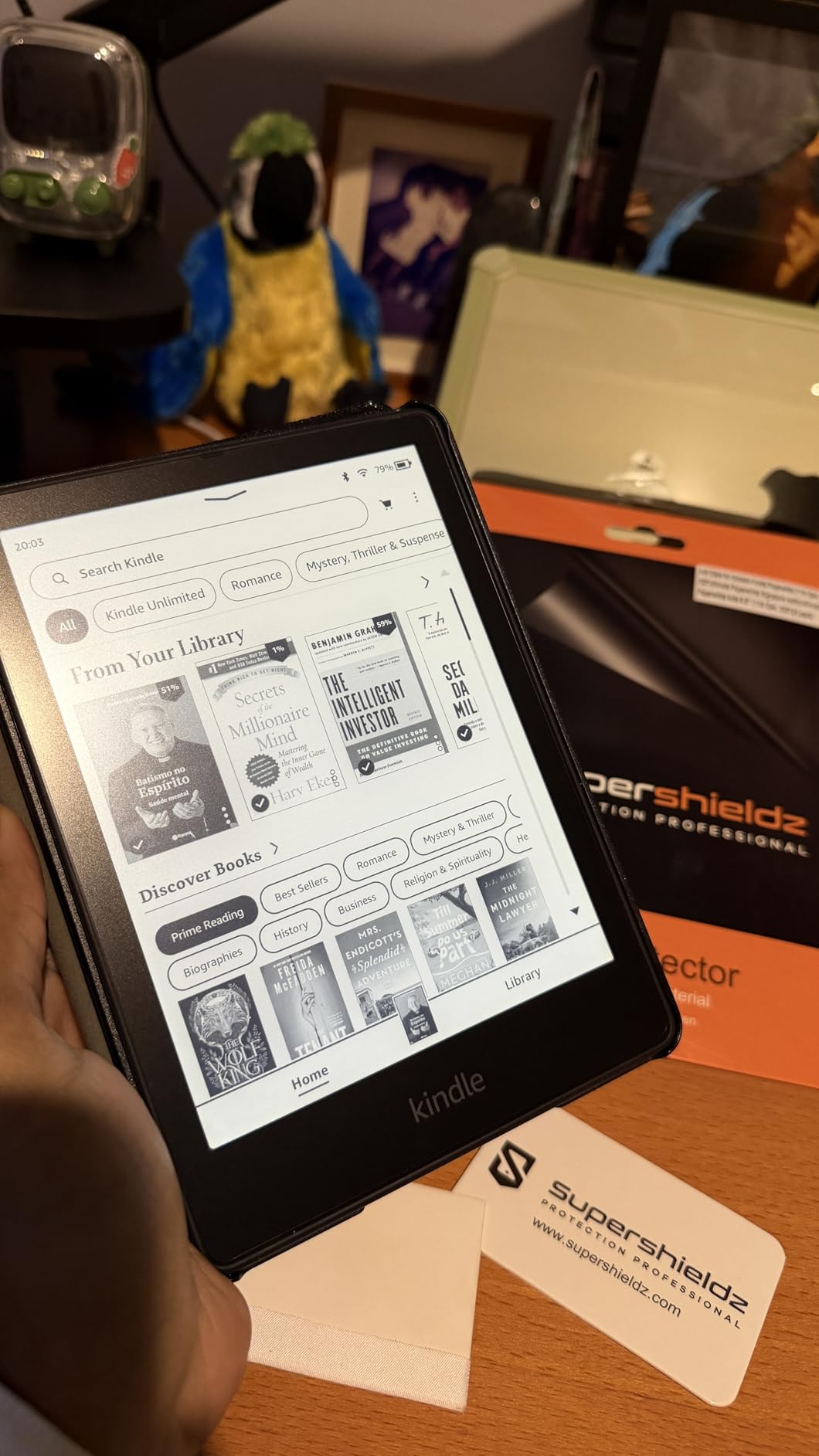 Supershieldz (3 Pack) Anti-Glare (Matte) Screen Protector for Kindle Paperwhite 6.8-Inch (11th Generation - 2021 release) customer photo 1