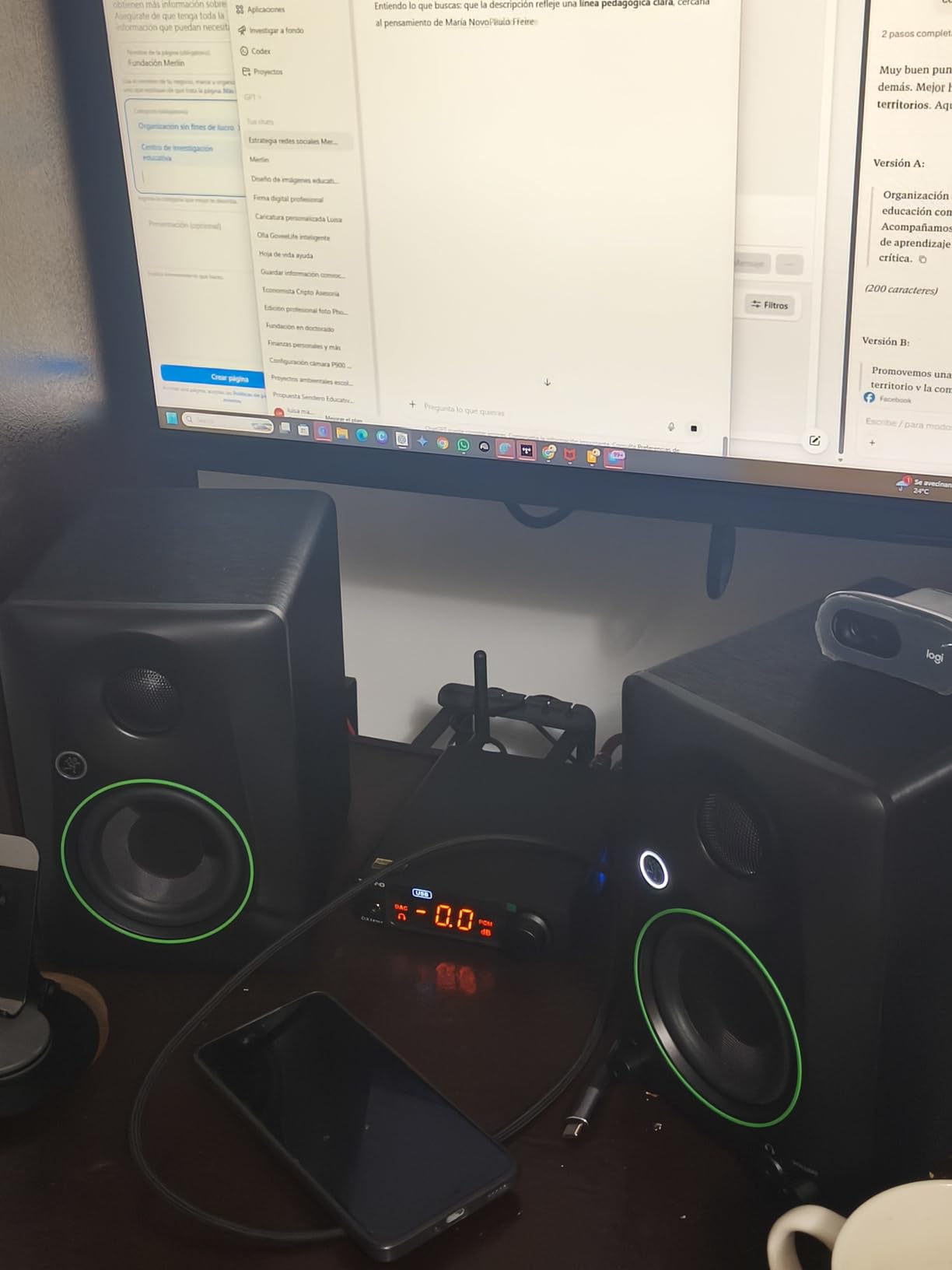 Topping DX3pro+ LDAC Headphone Amplifier - ES9038Q2M XU208 NFCA Bluetooth5.0 Audio Decoder USB/Opt/Coax DAC AMP Pre Amplifier with Remote Control (Black) customer photo 2