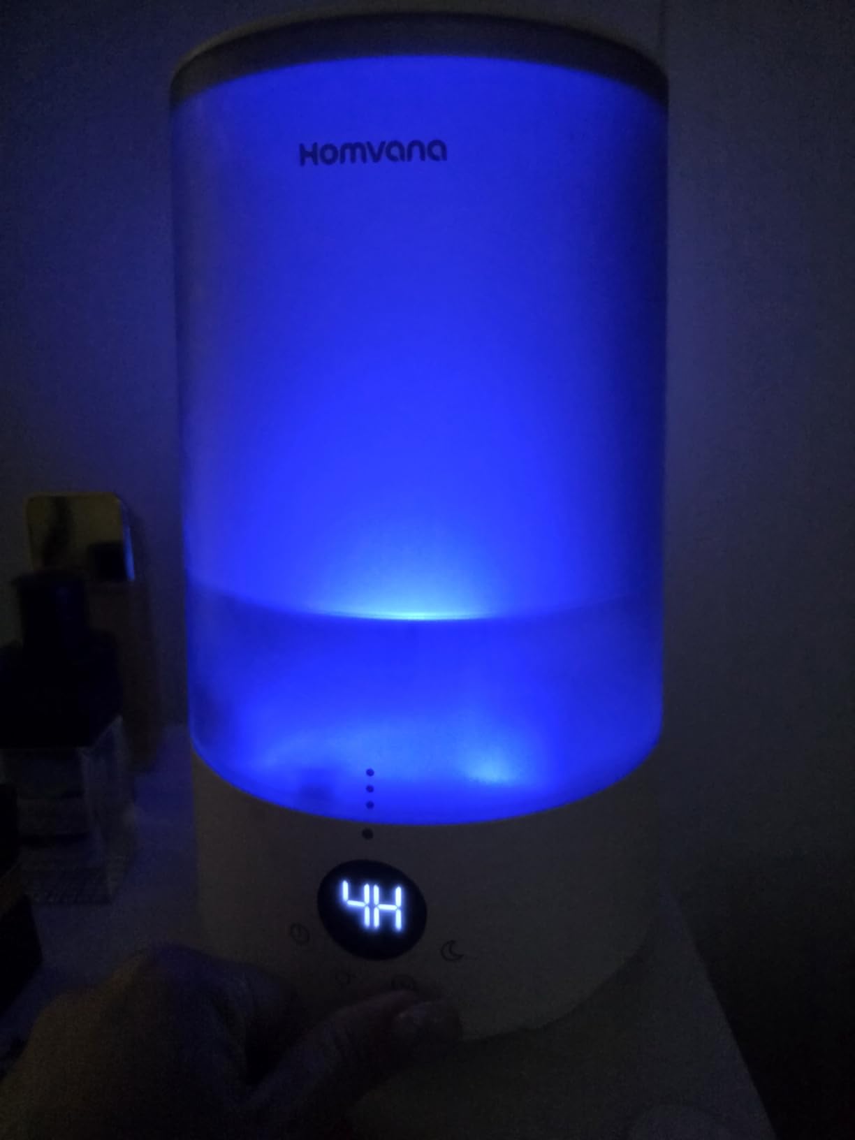 Homvana Top-Fill Cool Mist Humidifiers for Bedroom, Large Room(3.6L,Grey) customer photo 1