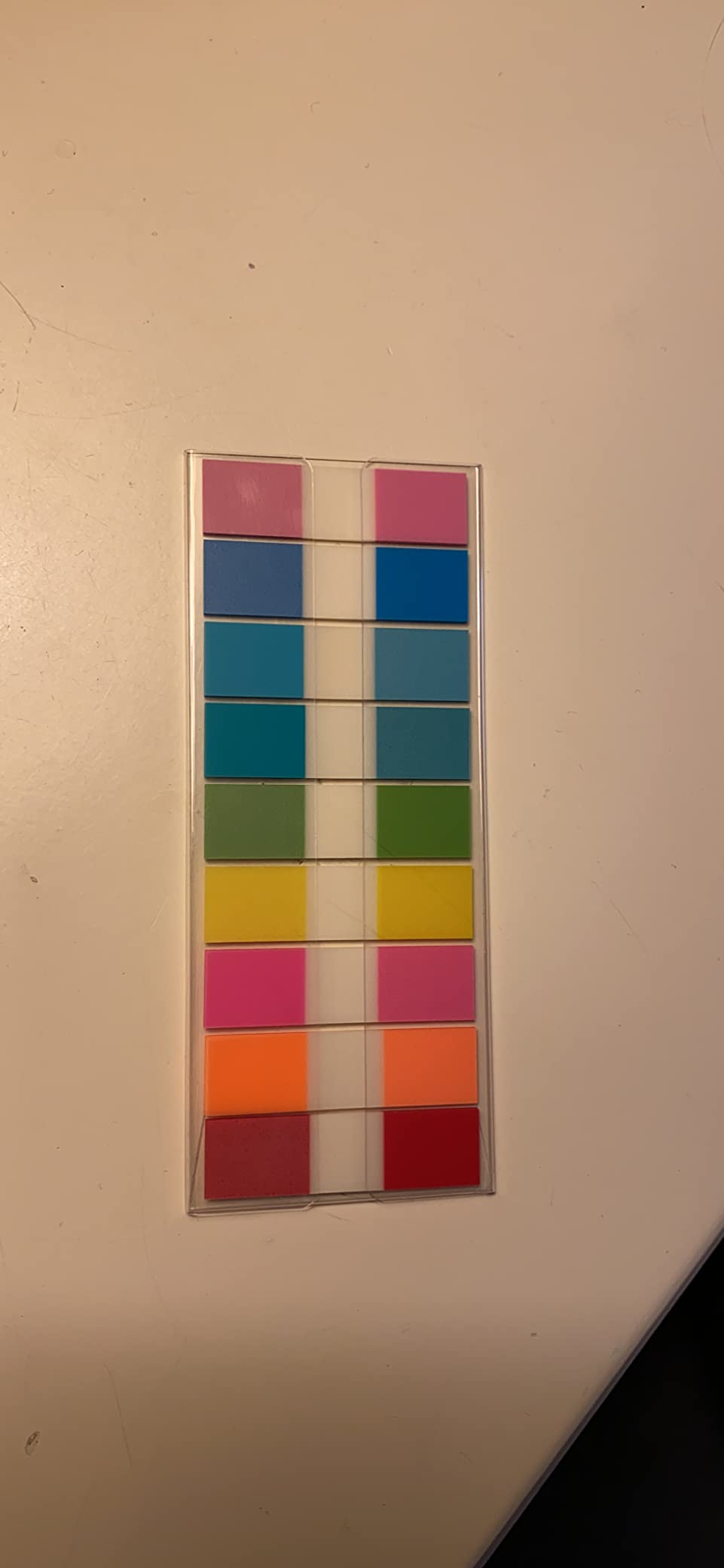 Golcellia Writable Sticky Tabs, 900 Pcs Transparent Sticky Page Marker Tabs for Document Organization, Teacher Supplies, Study Aids, Office Supplies, Colorful Tabs customer photo 2