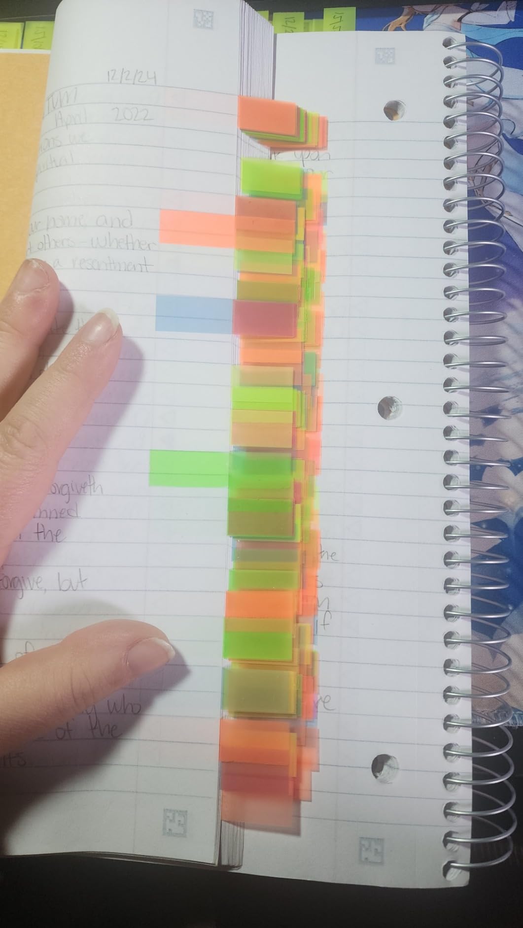 300PCS Sticky Index Tabs, Transparent Sticky Page Markers Notes, Book Markers, Sticky Note Tabs, Page Tabs, Label Stickers, Small Pop Up Post Tabs Flags Stickers customer photo 2