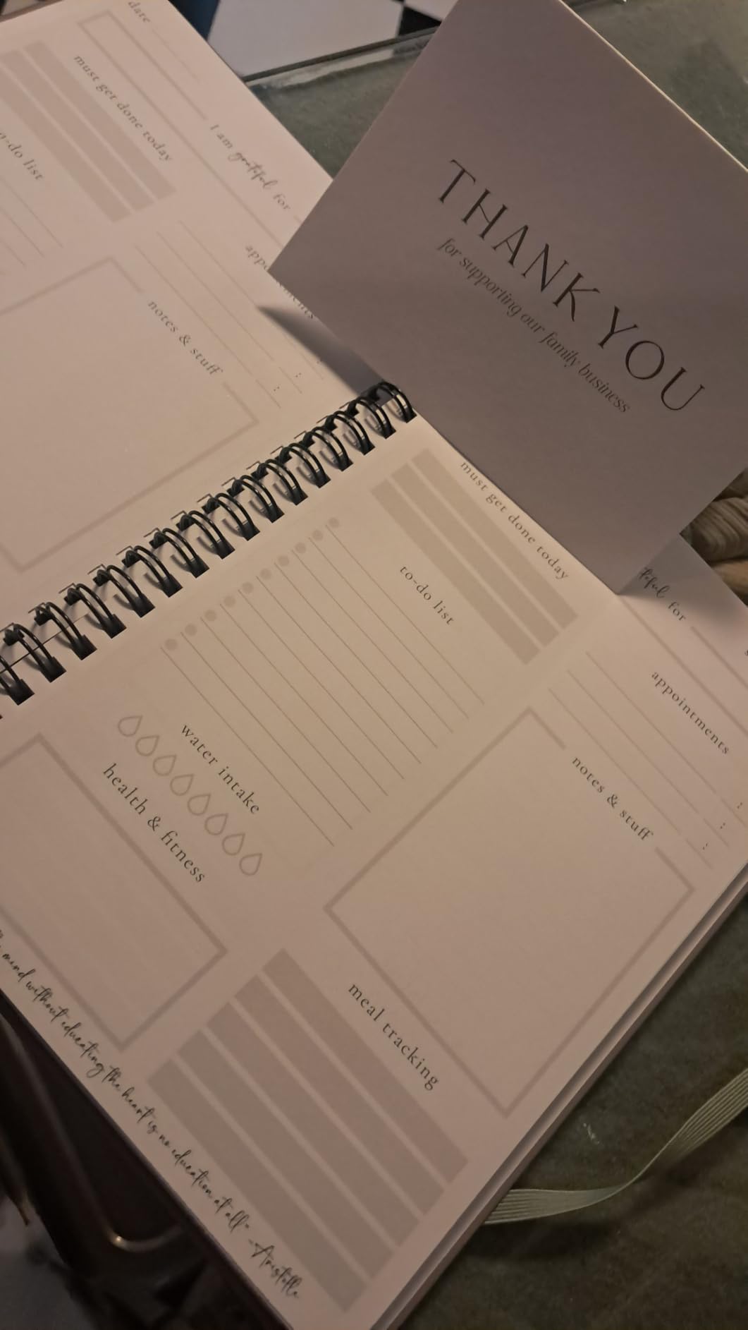 Beautiful To Do List Notebook - Aesthetic Undated ADHD Daily Planner Gift customer photo 1