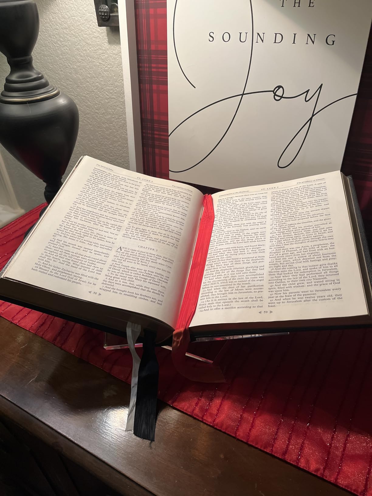 Large Clear Acrylic Book Stand, 12.5