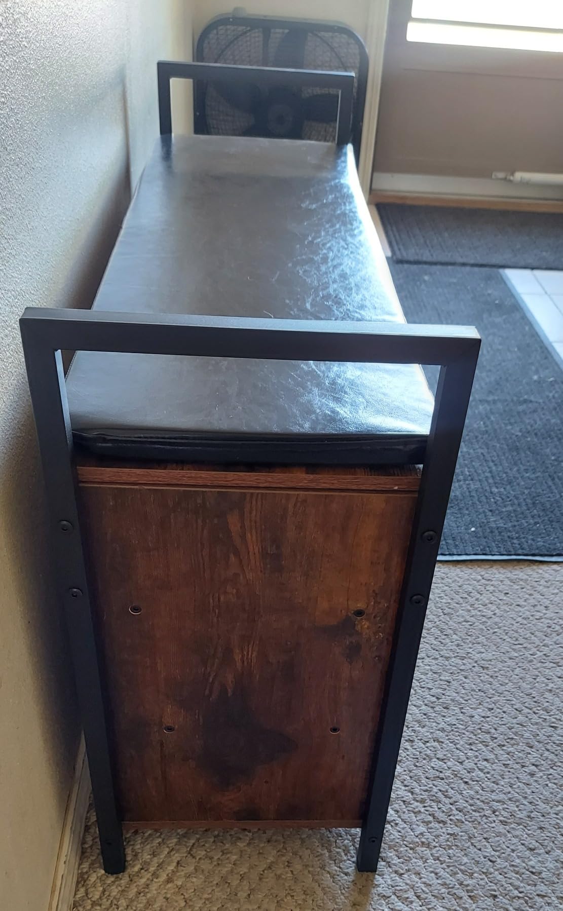 IRONCK Shoe Storage Bench with Doors and Storage for Entryway and Hallway customer photo 1