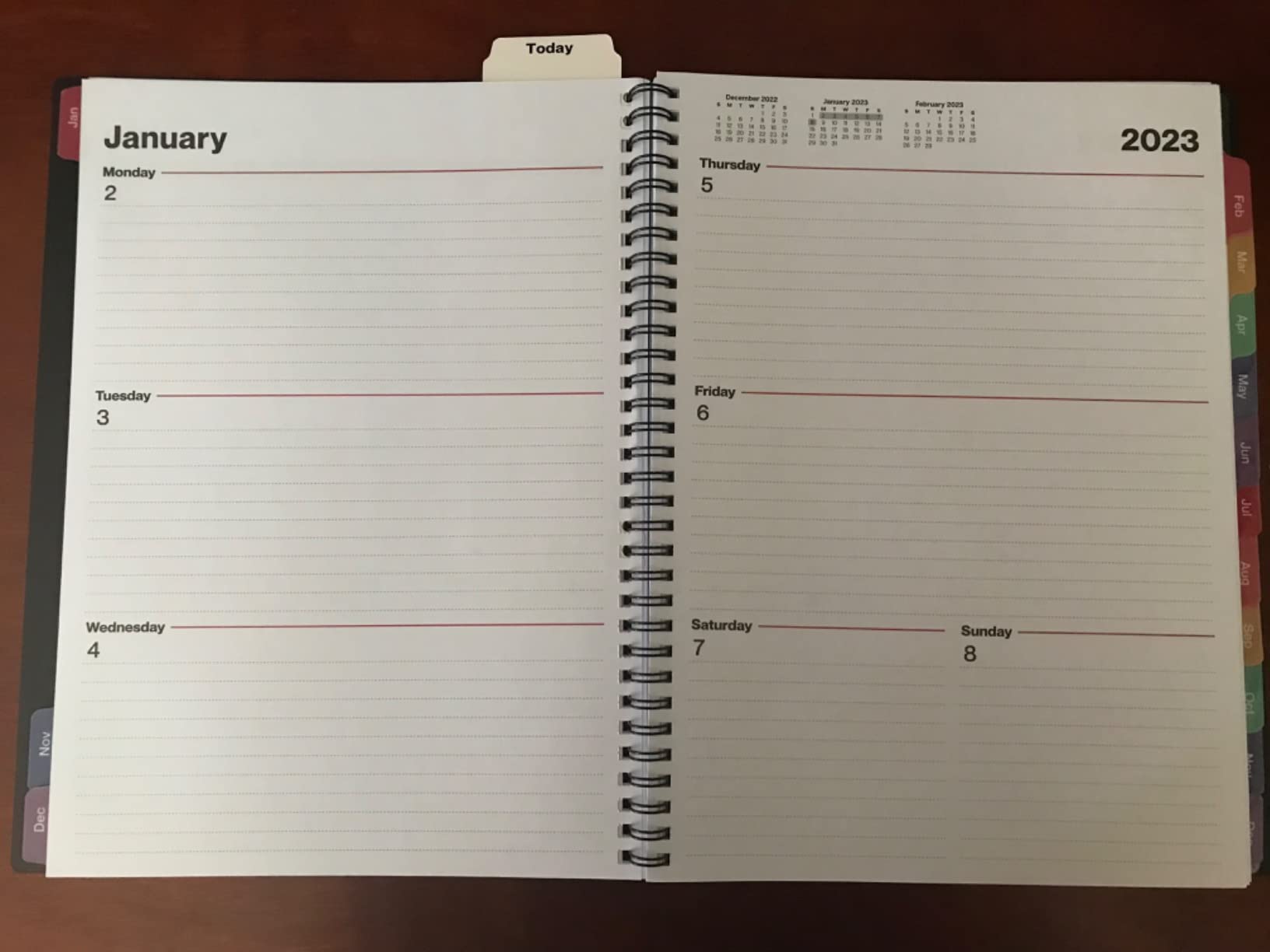Dunwell 2026-2027 Planner 8.5x11, Weekly Monthly Academic Planner | Large 8.5x11 planner provides ample writing space for appointments, goals, schedules, and reminders. customer photo 1
