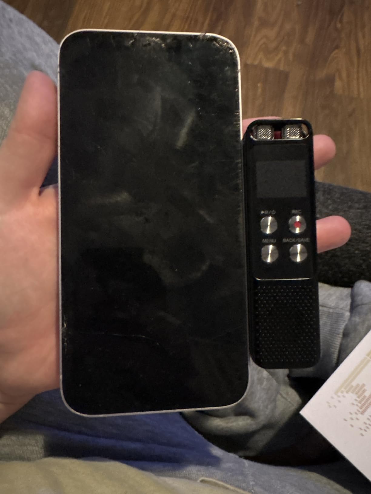 136GB Digital Voice Recorder: Voice Activated Recorders with Playback, Audio Recording Device for Lectures Meetings, Dictaphone Sound Portable Tape Recorder with Password | USB customer photo 2