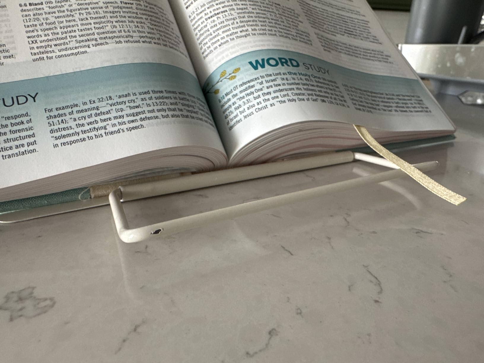 Camelmother Metal Book Holder Adjustable Book Stand for Reading customer photo 2