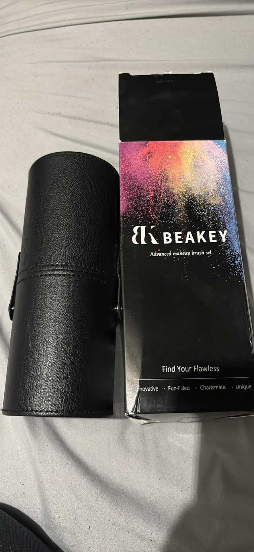 BEAKEY Makeup Brush Set,13 Pcs with Case,10 Brushes and 2 Sponges customer photo 2