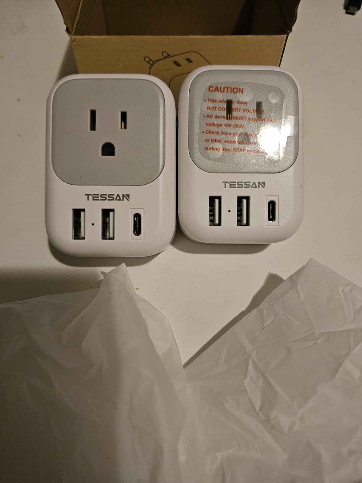 TESSAN European Travel Plug Adapter 2 Pack, Type C Plug customer photo 1