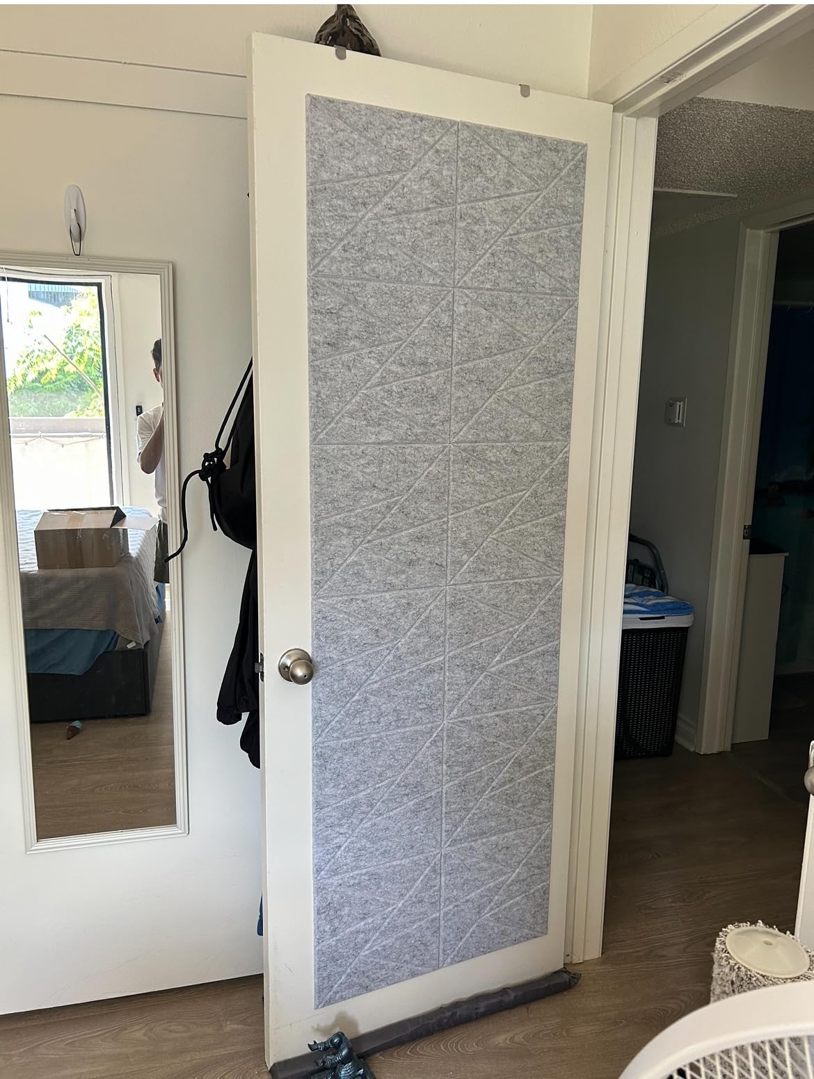 18 Pack Self-Adhesive Acoustic Panels, Sound Proof Foam Panels for Walls customer photo 2