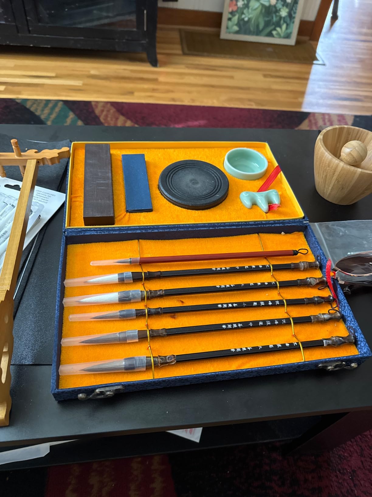 Sabary 14 Pcs Chinese Calligraphy Brush Gift Set with Water Writing Cloth customer photo 1