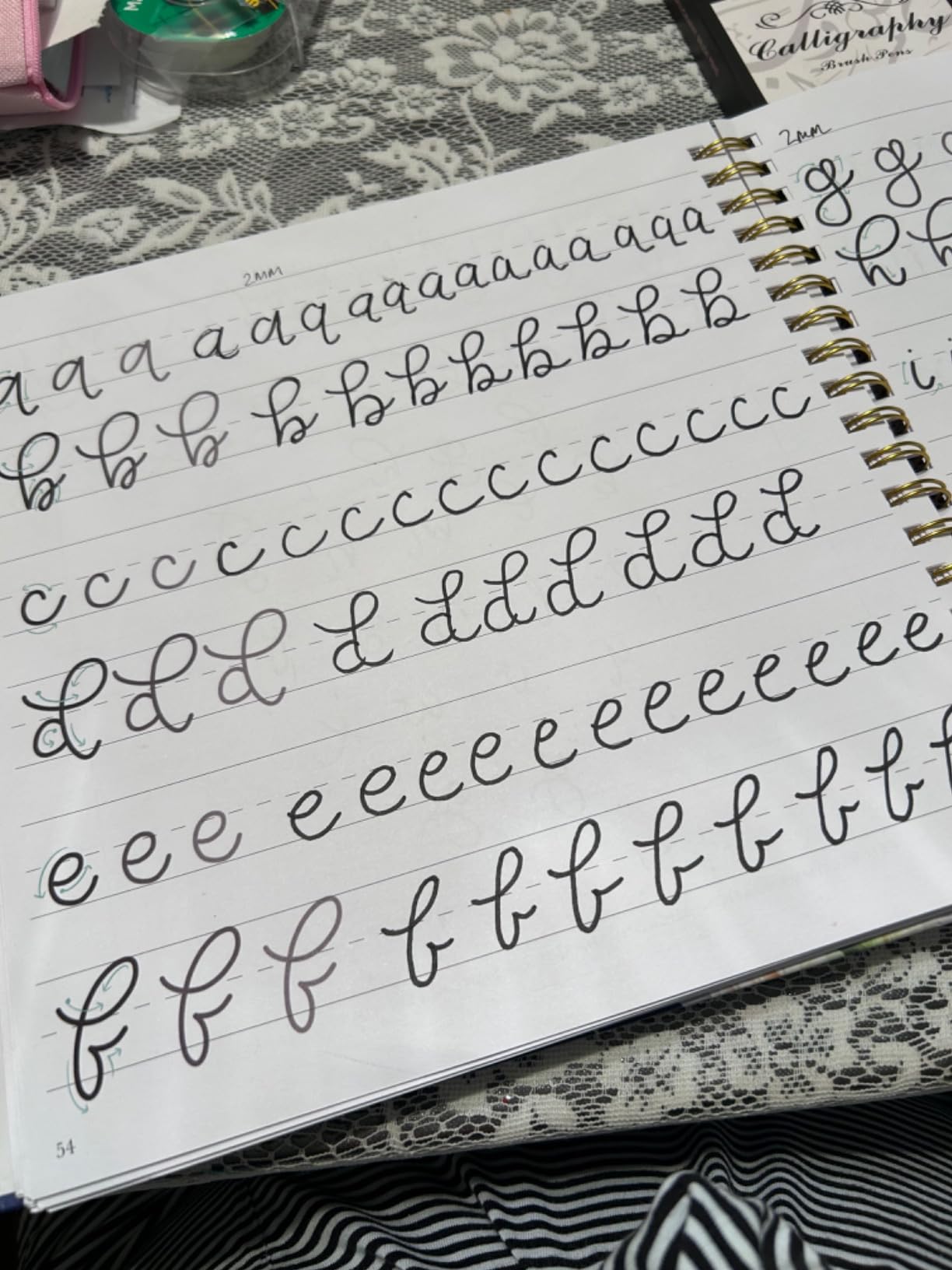 Brusarth Calligraphy Pens for Writing, Hand Lettering Pens, 10 Size customer photo 2
