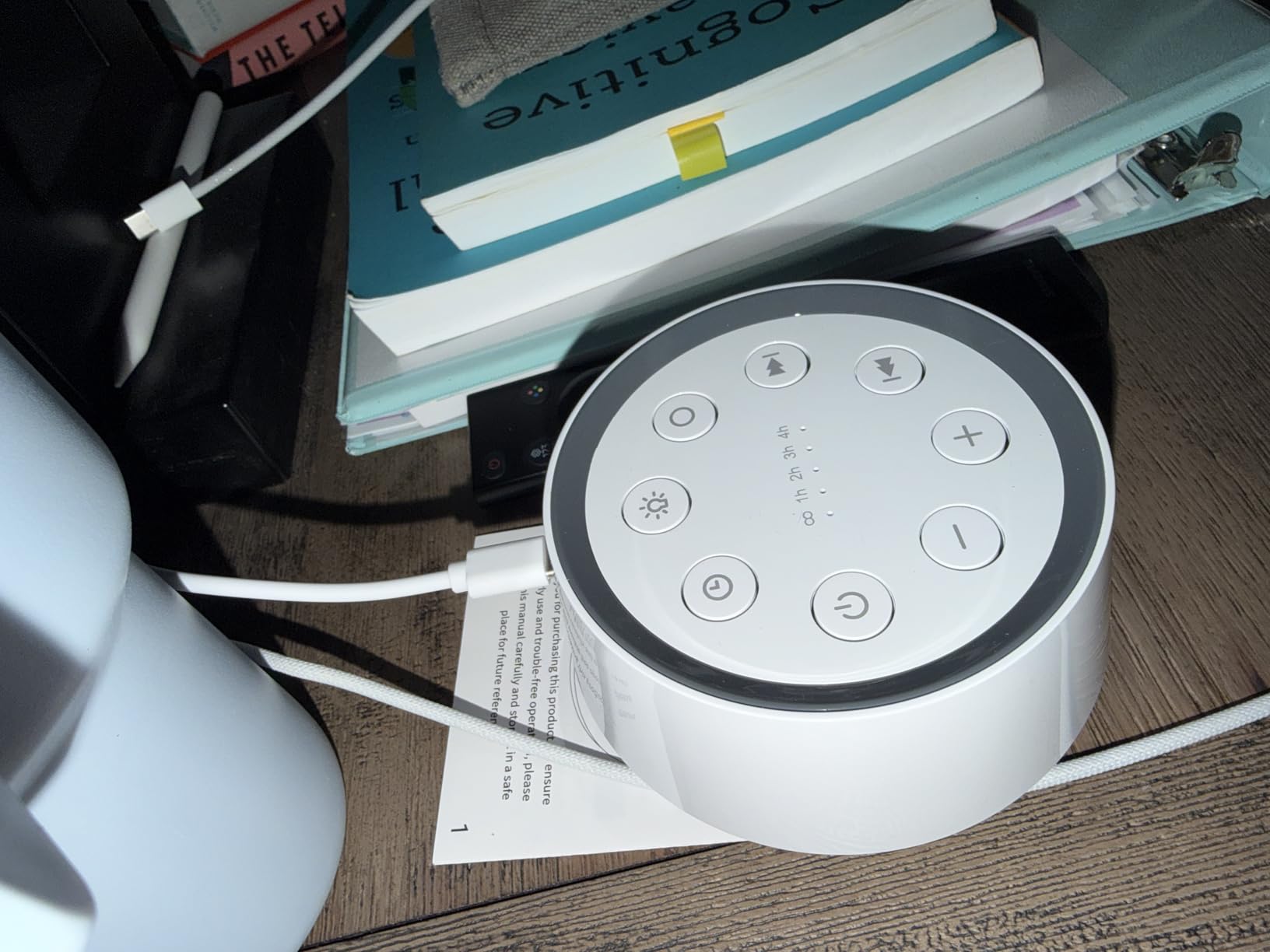 Brown Noise Sound Machine with 30 Soothing Sounds 12 Colors Night Light White Noise Machine for Adults Baby Kids Sleep Machines Memory Function 36 Volume Levels 5 Timers for Home Office Travel customer photo 1
