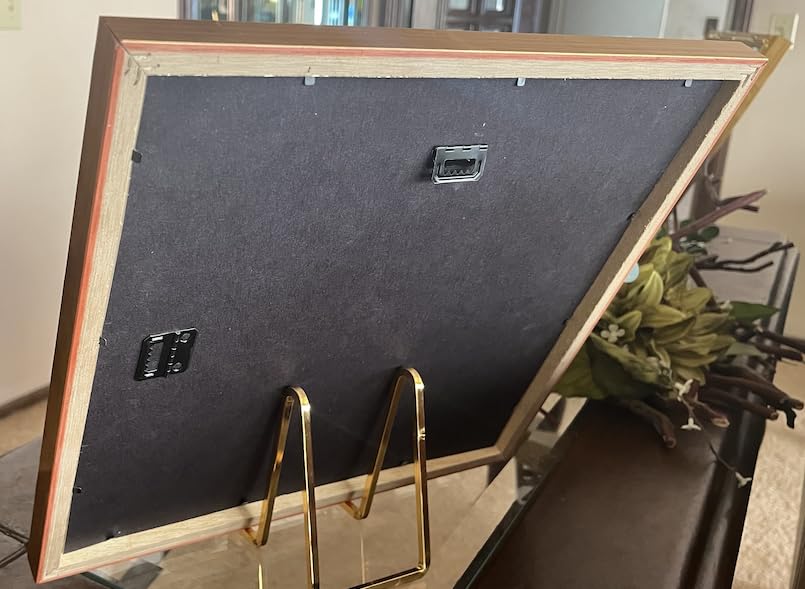 Plate Holder Easel Display Stand - 6 inch Metal Plate Stands for Display - Tabletop Picture Stand - Gold Iron Easels for Display Pictures | Photo Frames | Book | Decorative Plates | Plaque - 3 Pack customer photo 1