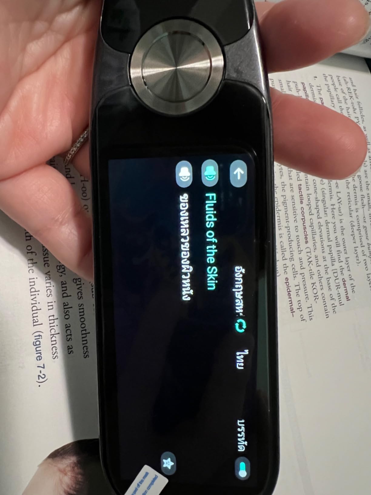 Scanner Reader Pen for Dyslexia, OCR Digital Translation Pen 112 Languages Pen Reader Text to Speech Device customer photo 1