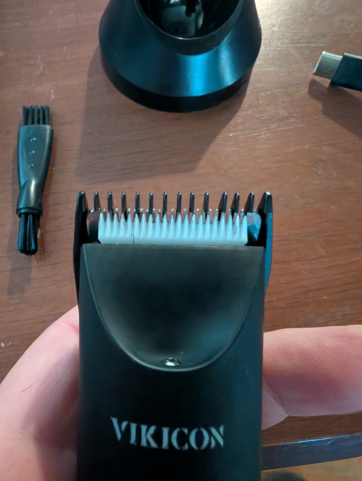 Bikini Trimmer for Women, No-Nick Electric Razor for Sensitive Skin, Blue customer photo 2
