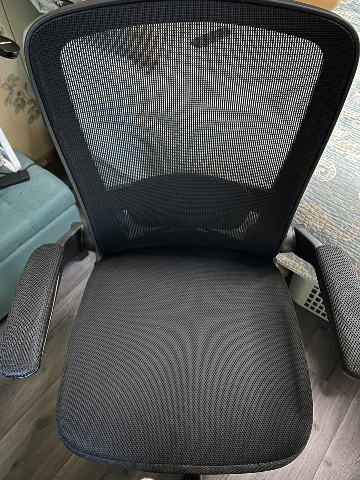 FelixKing Office Chair, Ergonomic Desk Chair Breathable Mesh Chairs Adjustable High Back Lumbar Support Flip-up Armrests, Executive Rolling Swivel Comfy Computer Chairs Home Office Black customer photo 2