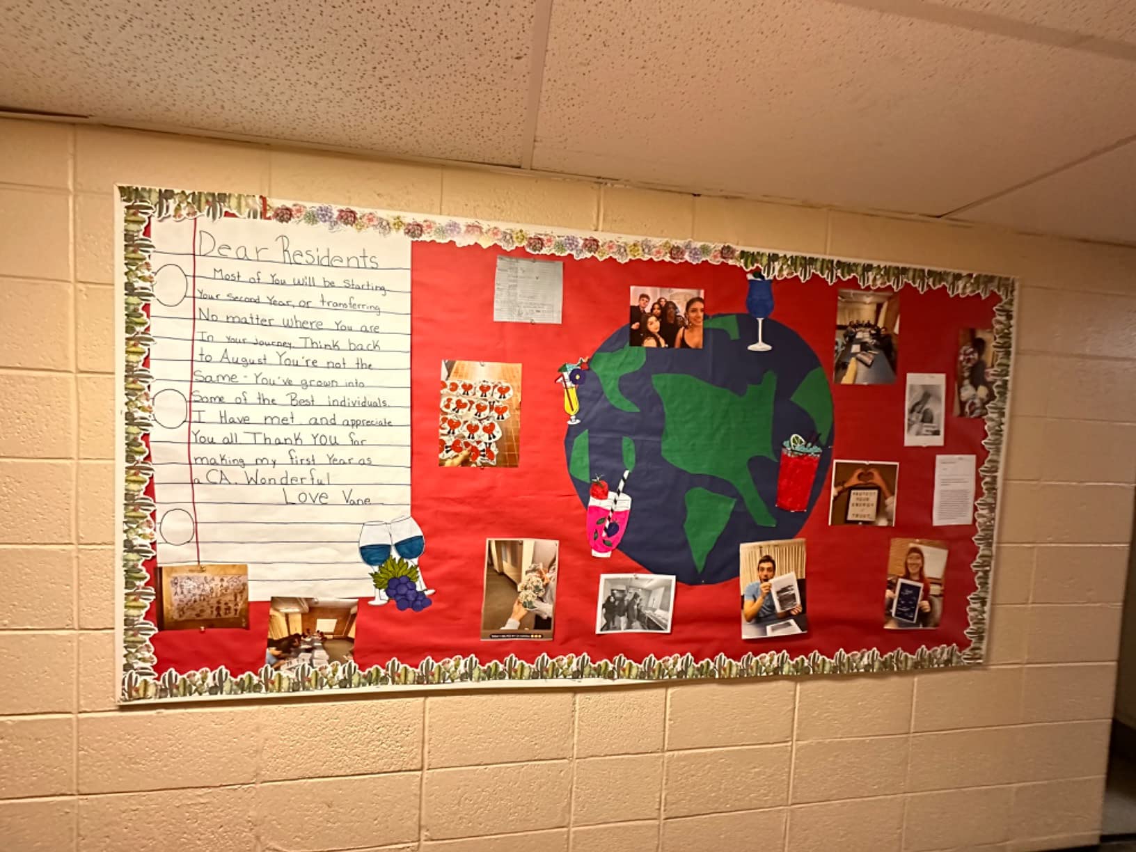 Containlol 118 ft Bulletin Board Border, Back to School, World Map Style customer photo 1