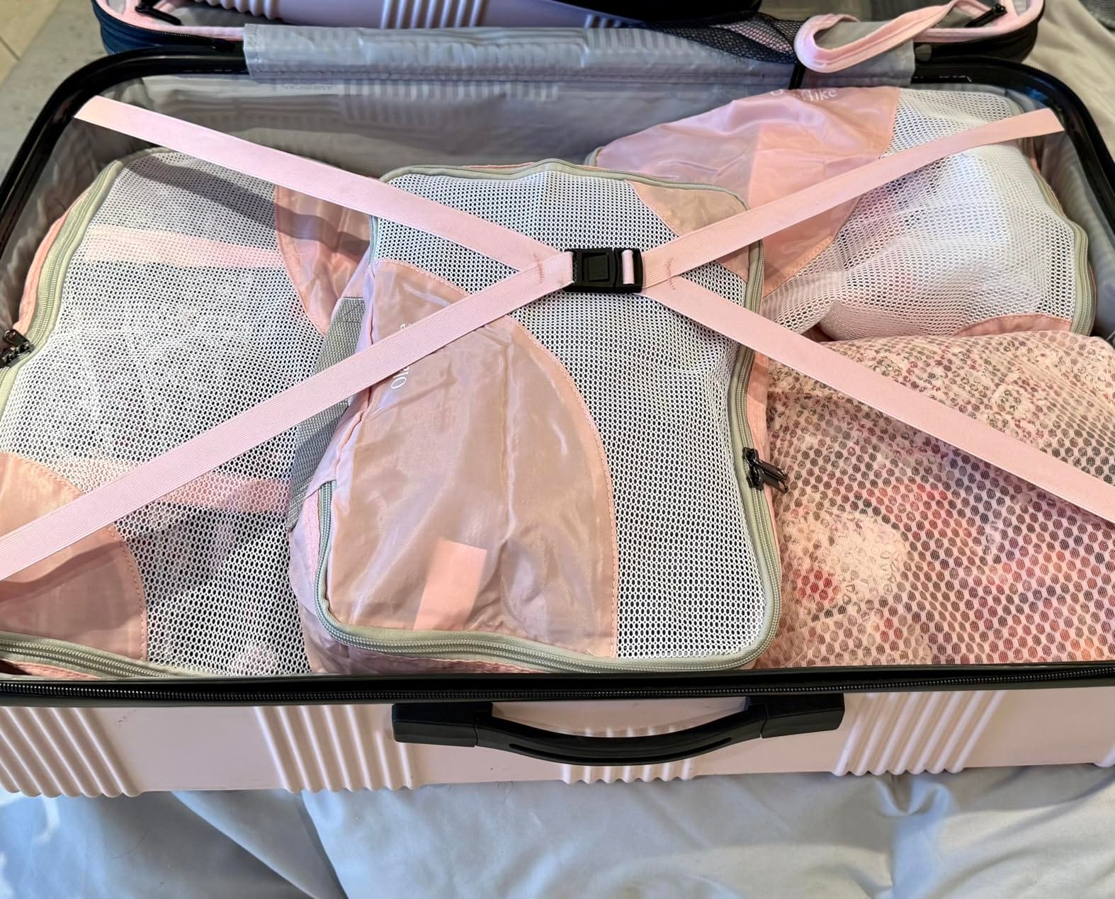 8 Set Packing Cubes for Travel, Gifts for Women Mom,Anti-Tearing Suitcase Organizer for Luggage with Shoe & Hanging Toiletry Bag,OlarHike Vacation Essentials & Accessories for Cruise Ship customer photo 1