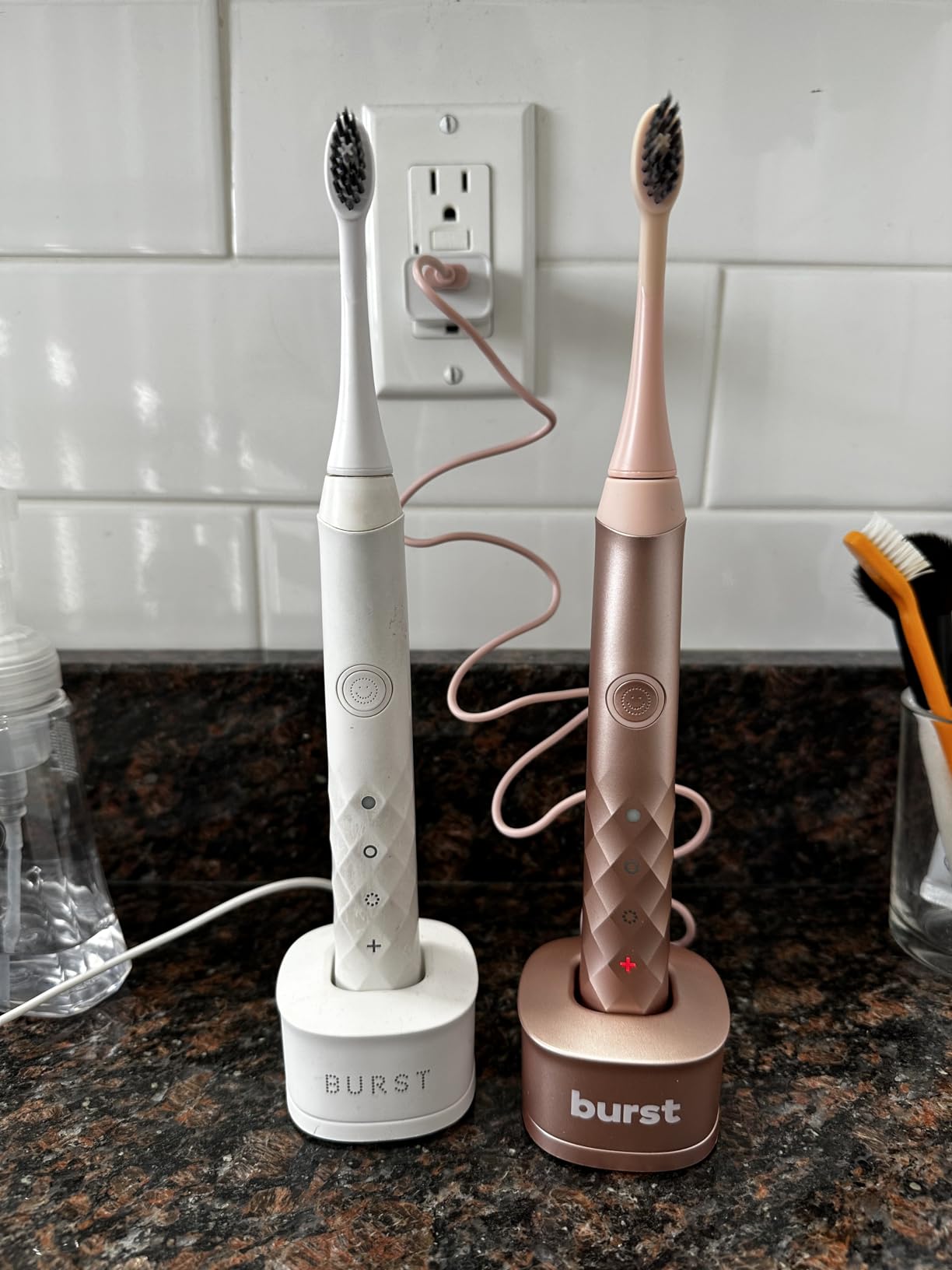 Burst Original Sonic Electric Toothbrush for Adults (Rose Gold) customer photo 2