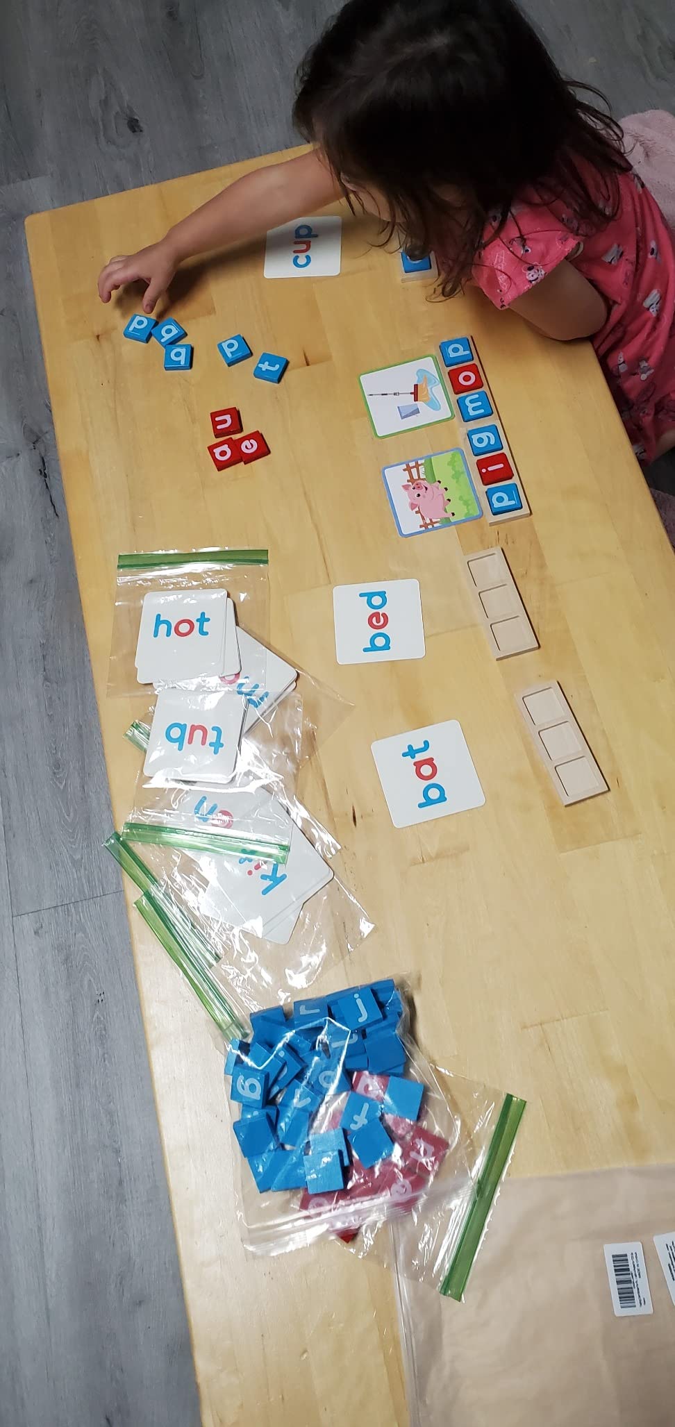 Wooden CVC Word Spelling Games, Montessori Educational Learning Toys Gifts customer photo 1